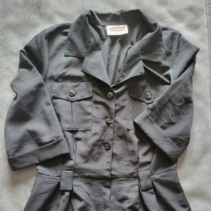 vintage black utility jumpsuit size small